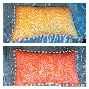 Lilly Pulitzer Reversible Pillow